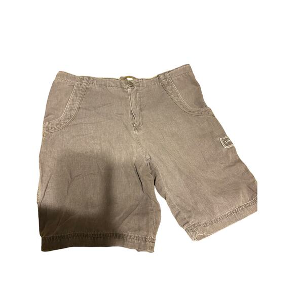 Life is Good Gray Washed Shorts, 100% Cotton, Women's Size Small - Picture 5 of 6